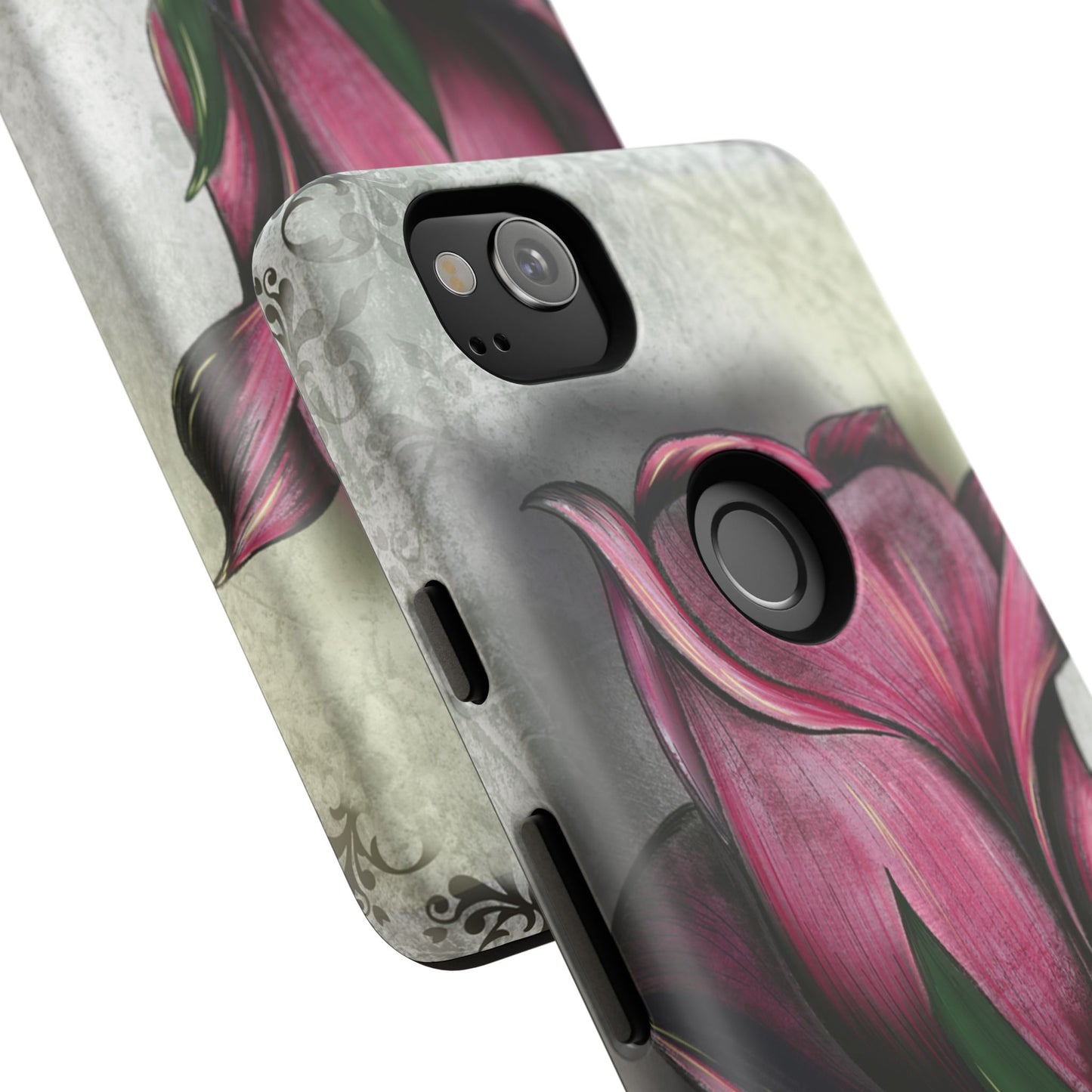 Rose Phone Case – Tough Cases, Floral Phone Cover, Gift for Her, Minimalist Design, Nature Lover's Accessory, Birthday Gift Idea