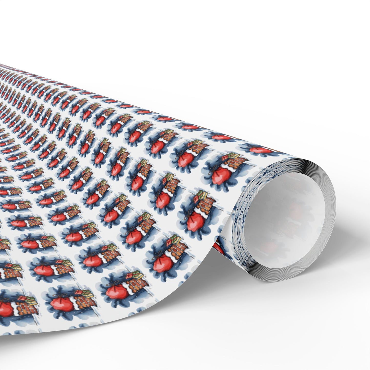 Wrapping Paper Roll — Festive Nutcracker Pattern Gift Wrap