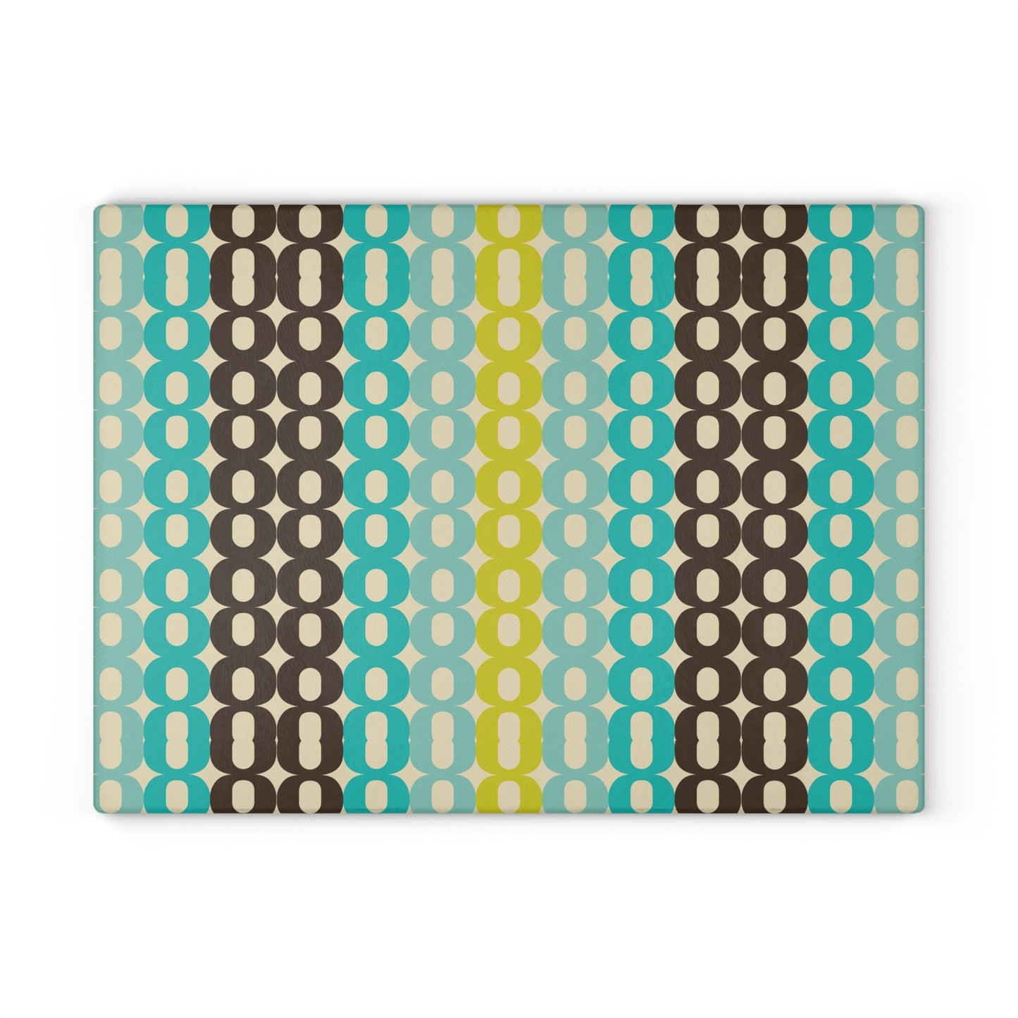 Stylish Glass Cutting Board for Modern Kitchens, Geometric Pattern Kitchen Decor, Perfect Gift for Housewarming, Weddings, Cookware