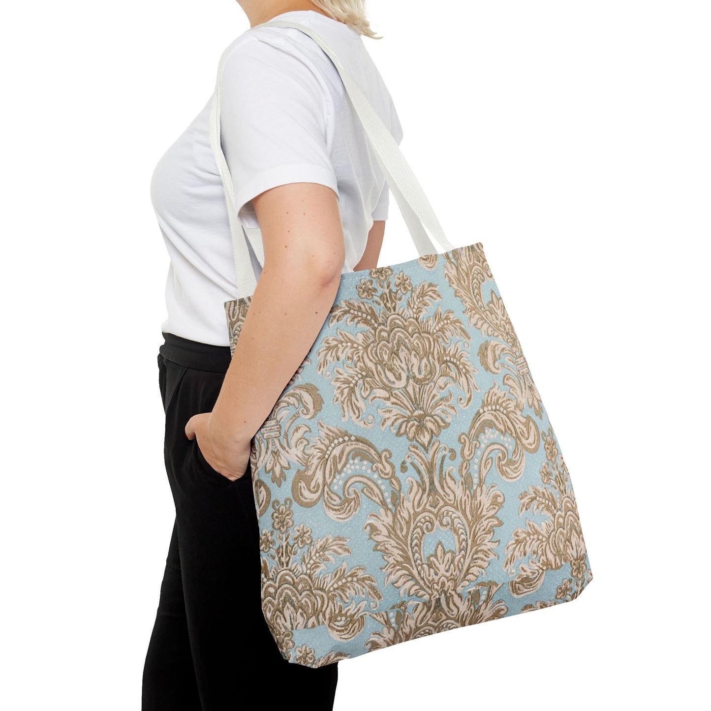 Chic Floral Tote Bag, Stylish Everyday Bag, Travel Tote, Shopper's Essential, Gift for Her, Beach Bag