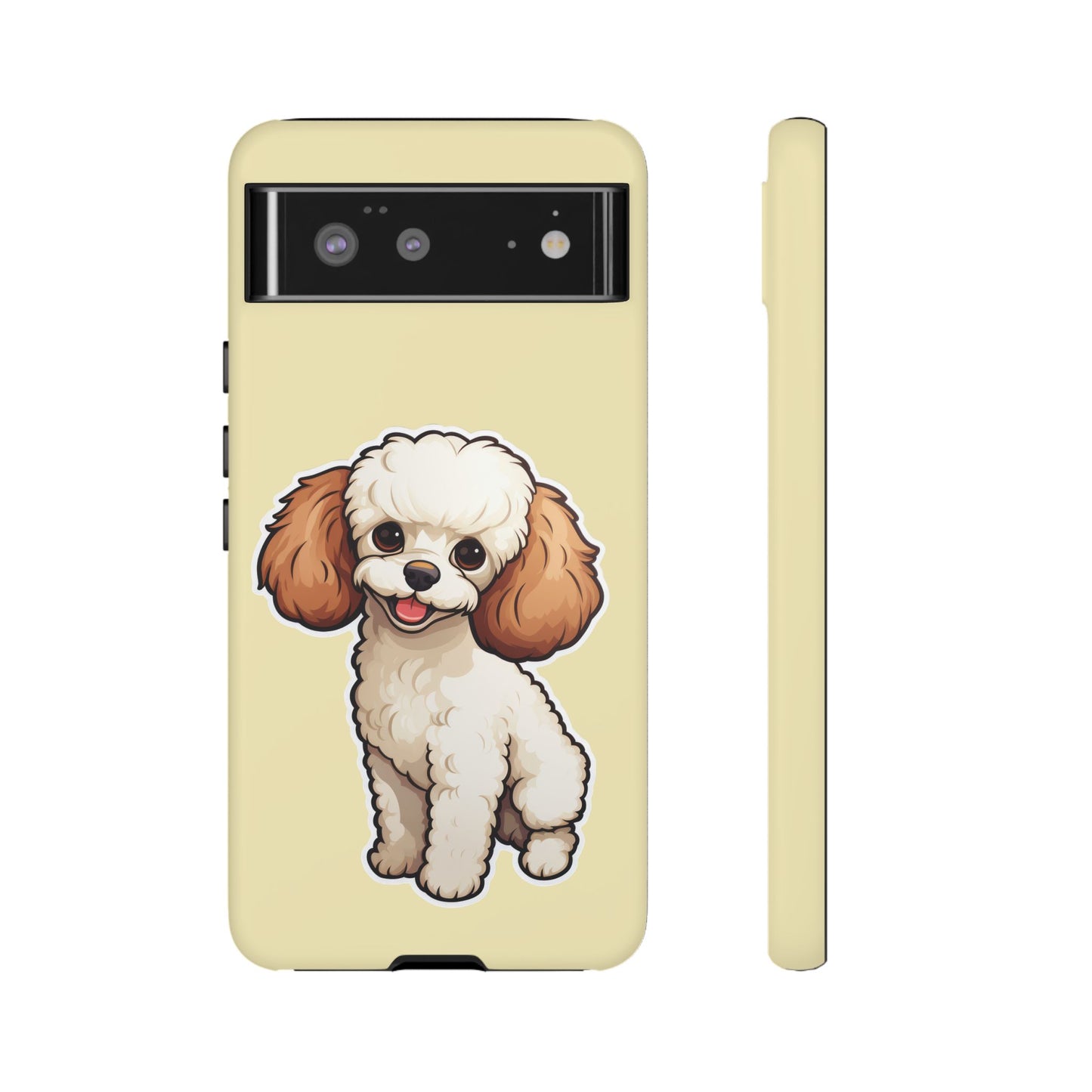 Cute Dog Phone Case, Pet Lover Gift, Custom Phone Cover, Cartoon Dog Case, Durable Phone Accessory