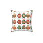 Festive Holiday Throw Pillow, Christmas Pillow Cover, Decorative Couch Cushion, Seasonal Home Decor, Winter Ornament Pillow