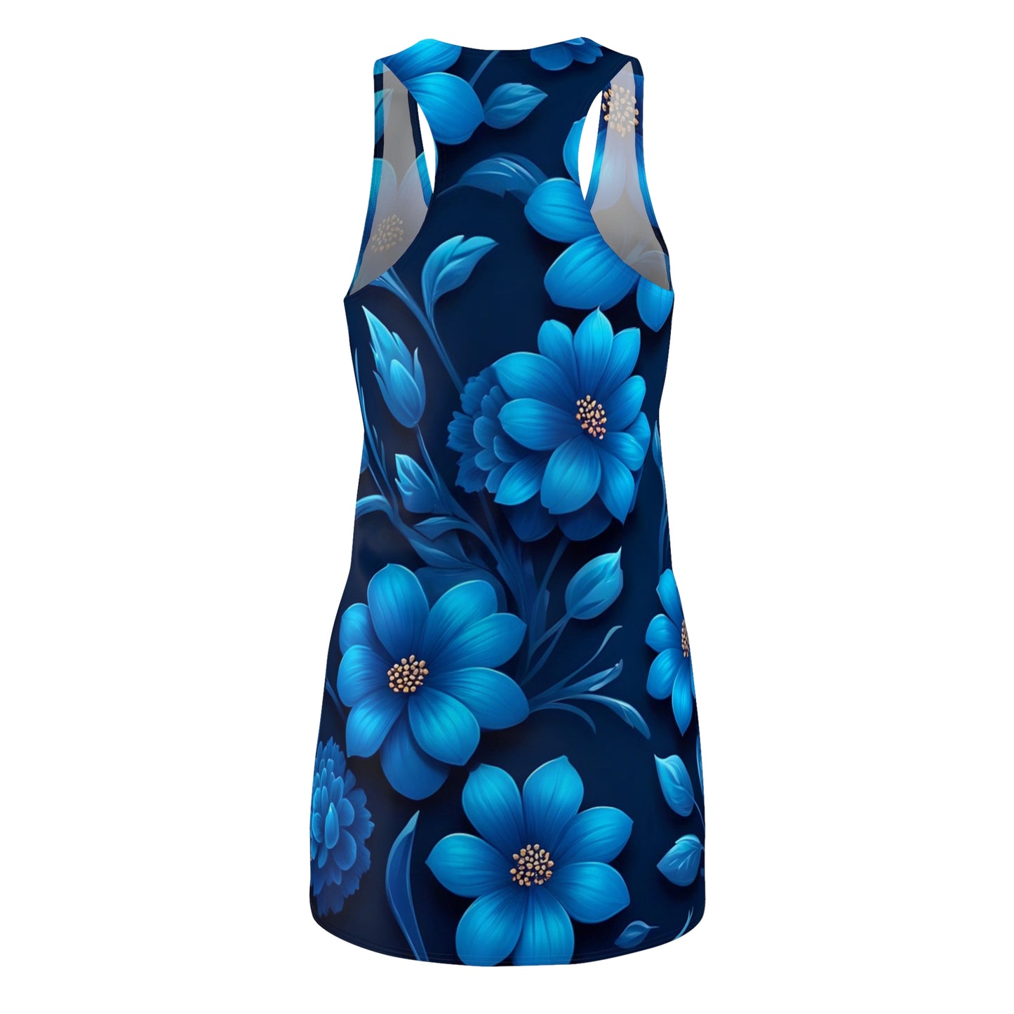 Floral Summer Racerback Dress | Breezy Floral Dress, Beachwear, Vacation Dress, Bohemian Outfit, Festival Style