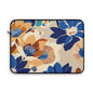 Floral Laptop Sleeve, Stylish Computer Case, Modern Floral Design, Gift for Students, Tech Accessories