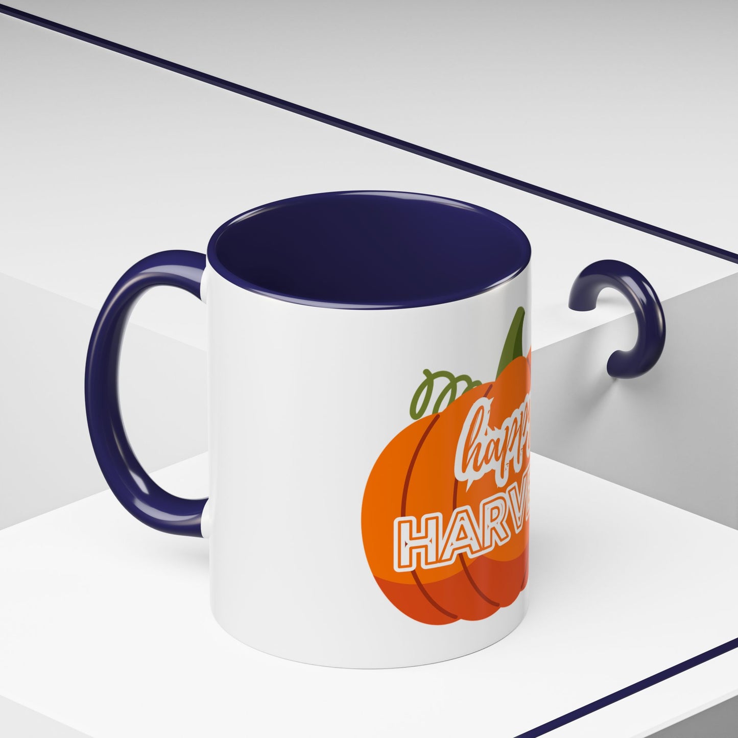 Happy Harvest Pumpkin Coffee Mug, Fall Mug, Seasonal Decor, Gift for Coffee Lovers, Autumn Vibes, Halloween Decoration