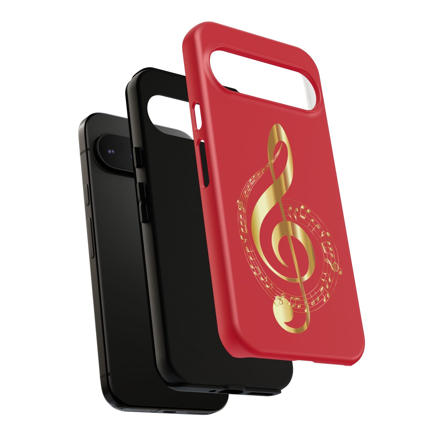 Tough Cases - Red Musical Note