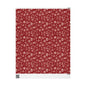 Festive Red Ornament Wrapping Paper Roll — Christmas Gift Wrap