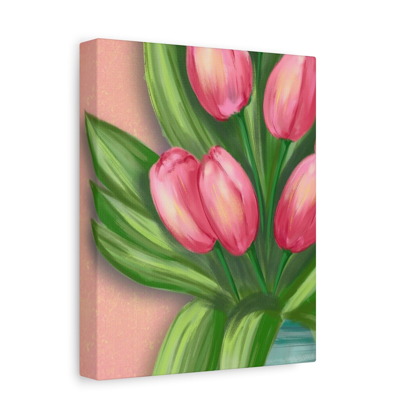 Matte Canvas, Stretched, 1.25" Tulips