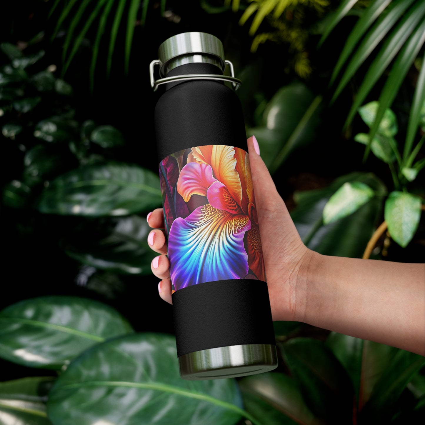 Astrological Copper Insulated Bottle, Cosmic Travel Mug, Horoscope Water Bottle, Starry Flask, Unique Gift for Astrology Lovers