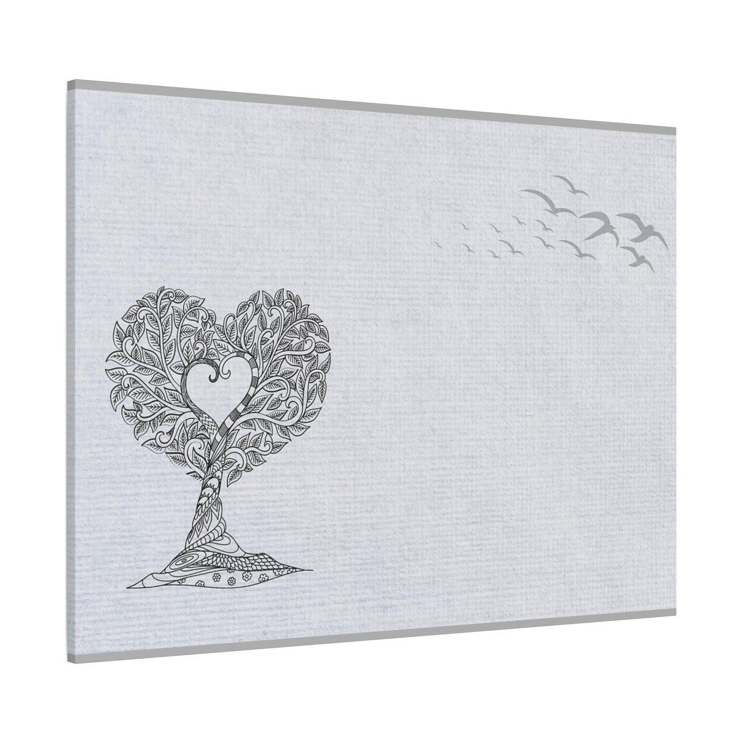 Matte Canvas, Stretched, 1.25" - Heart Tree
