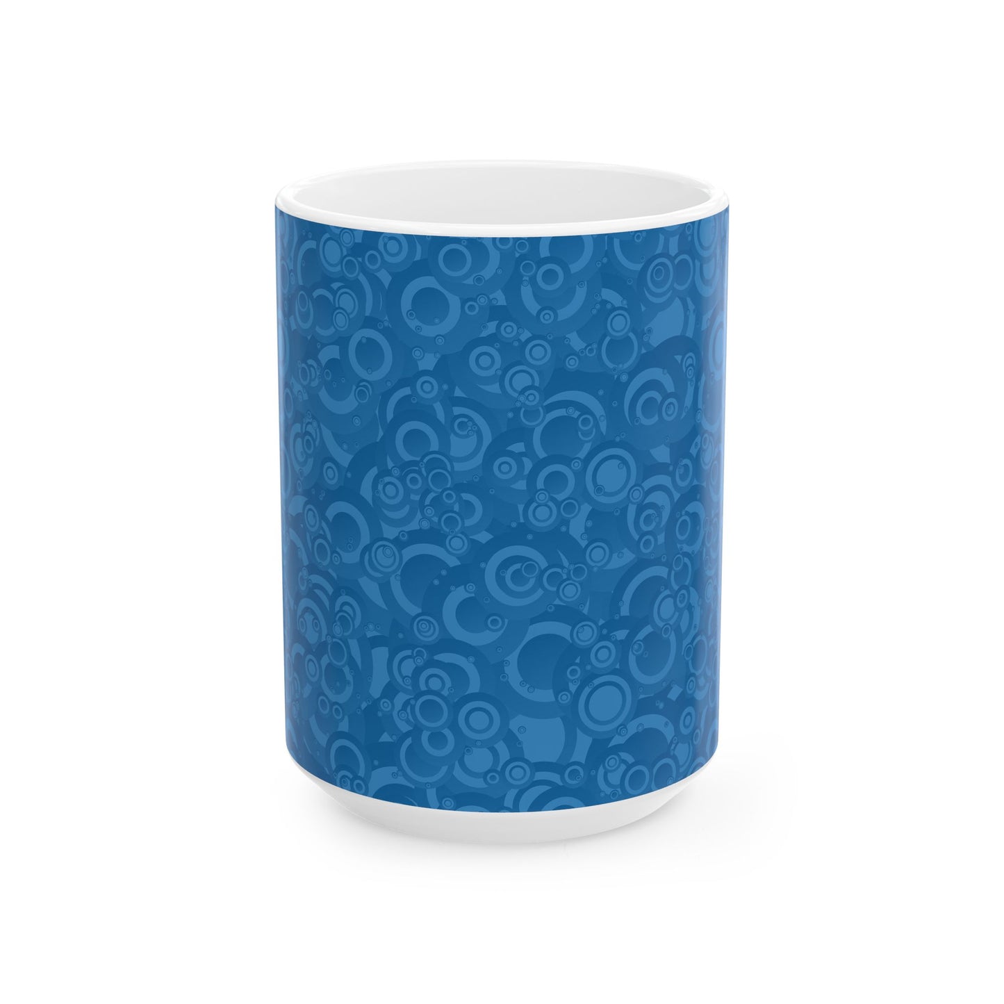 Cozy Blue Bubble Ceramic Mug - Unique Coffee Cup, Gift for Him, Gift for Her, Birthday Mug, Home Decor, Fun Kitchenware