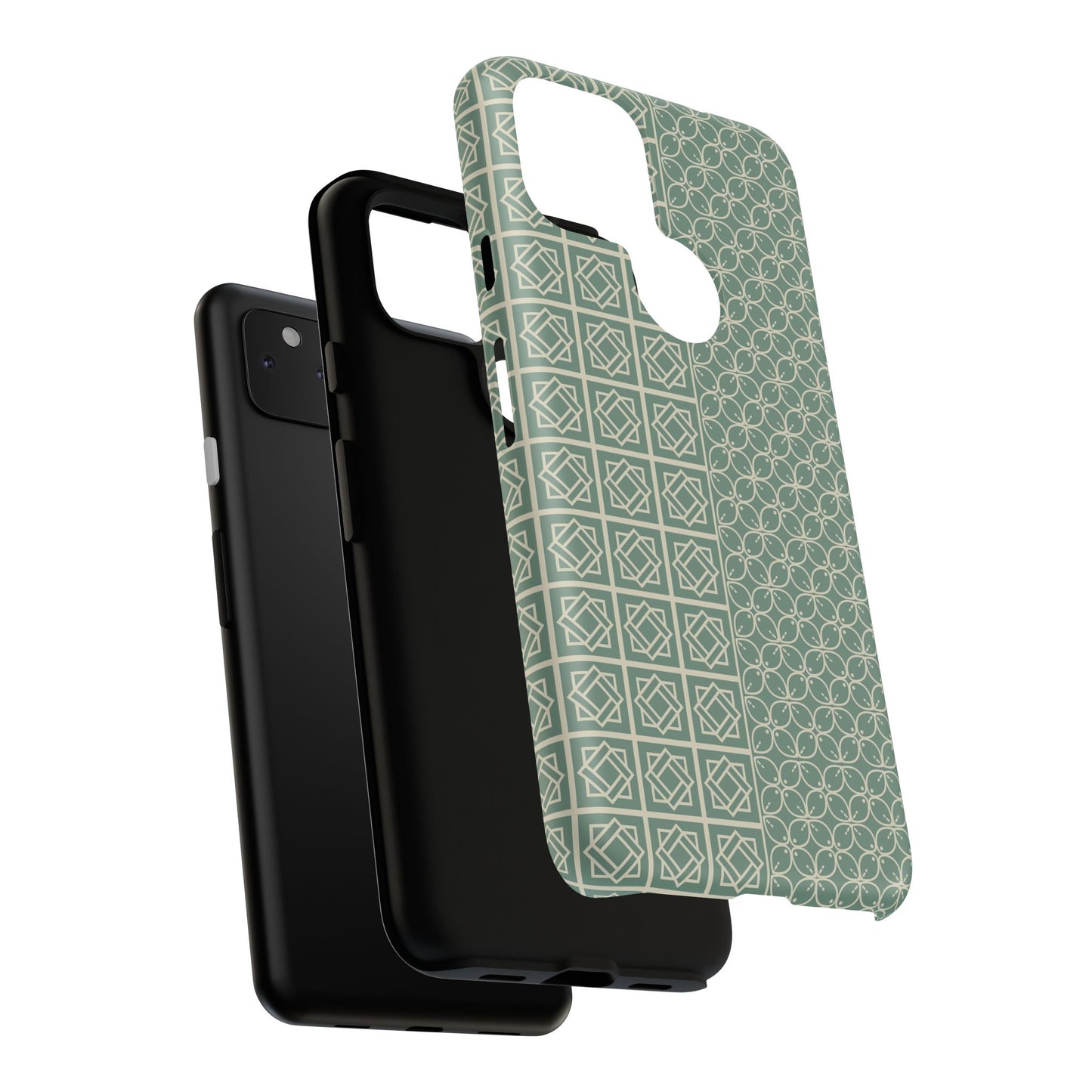 Stylish Phone Case with Geometric Patterns, Tough Cases, Durable Cell Phone Cover, Trendy Smartphone Accessory, Functional Gift Idea