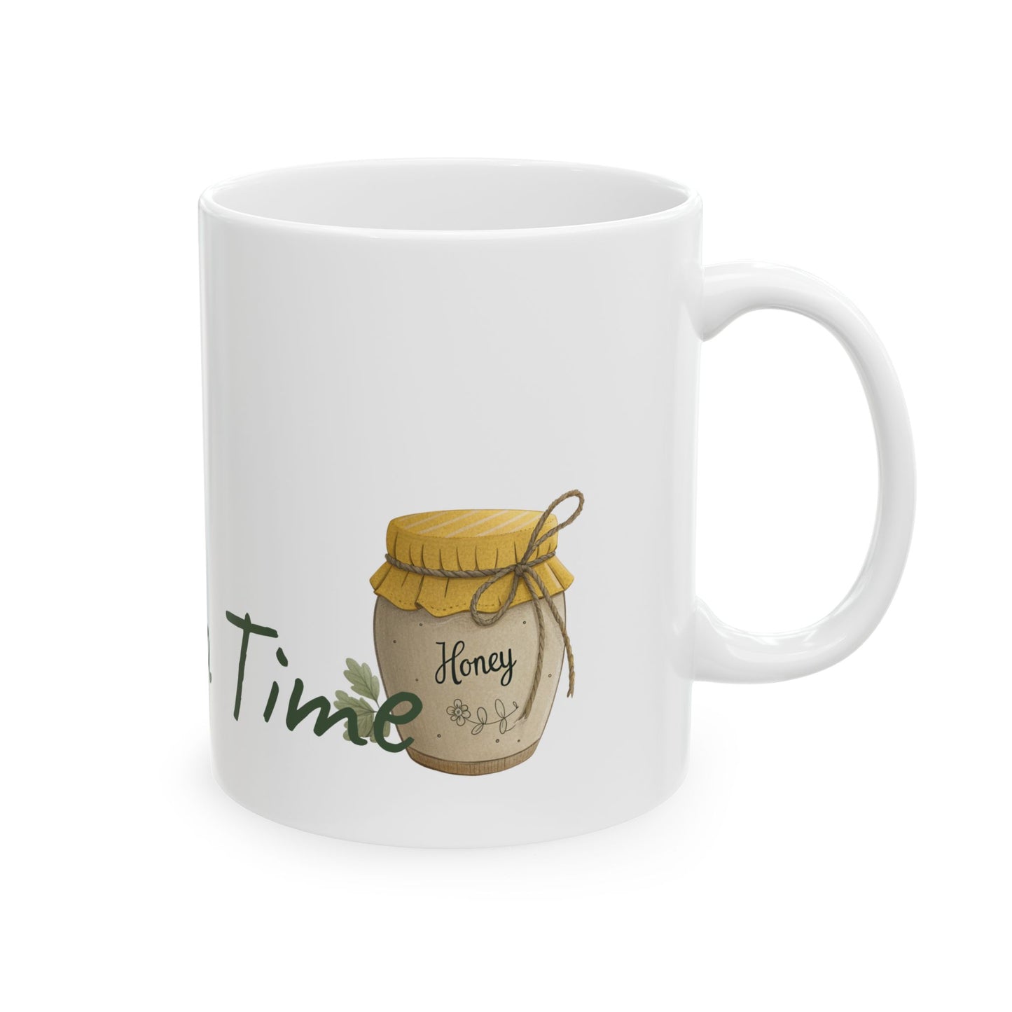 Tea Time Ceramic Mug - Perfect for Tea Lovers, Gift for Friends, Home Decor, 11oz 15oz