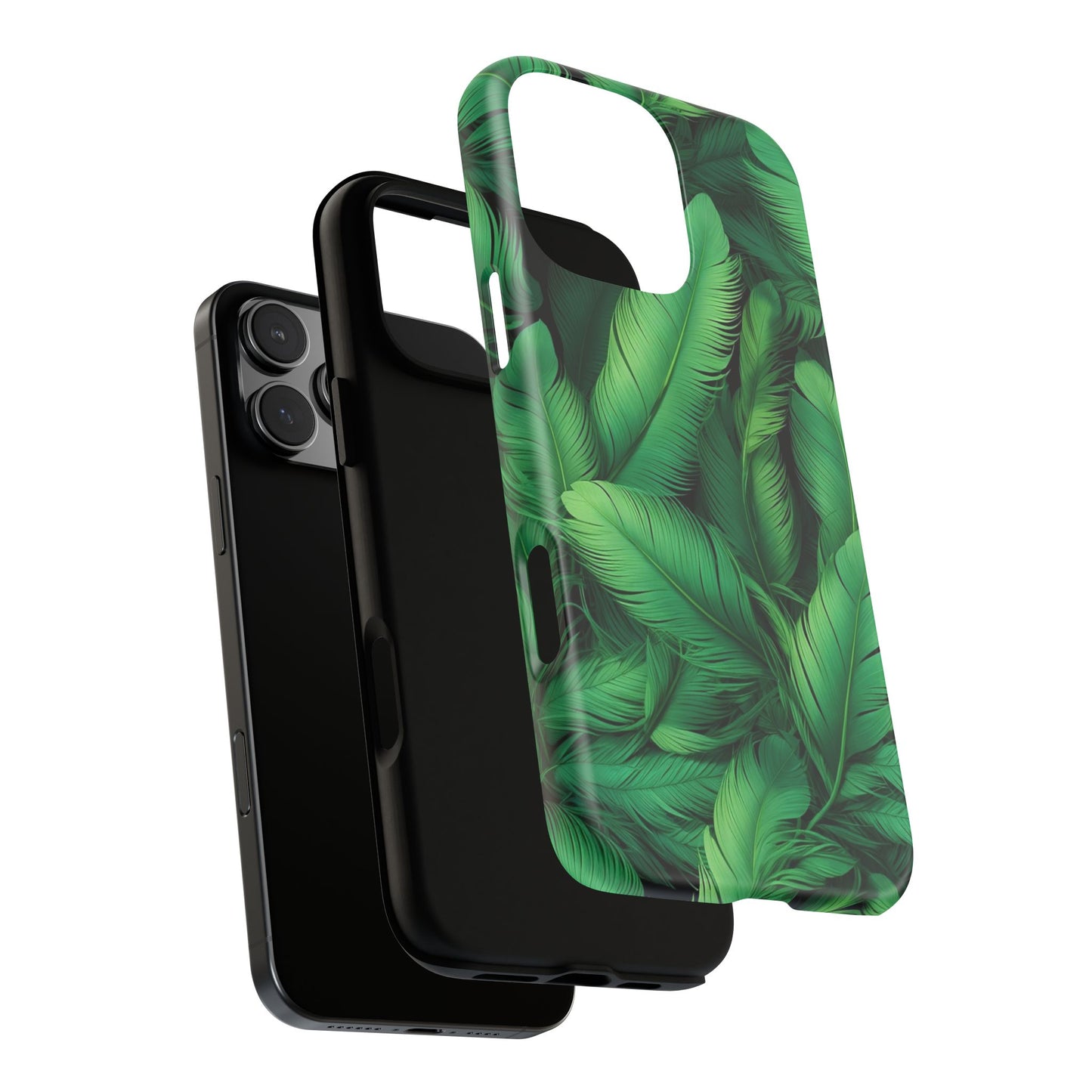 Tough Cases - Tropical Leaf Phone Case, Nature-inspired, Phone Accessory, Gift for Her, Jungle Theme, Eco-Friendly