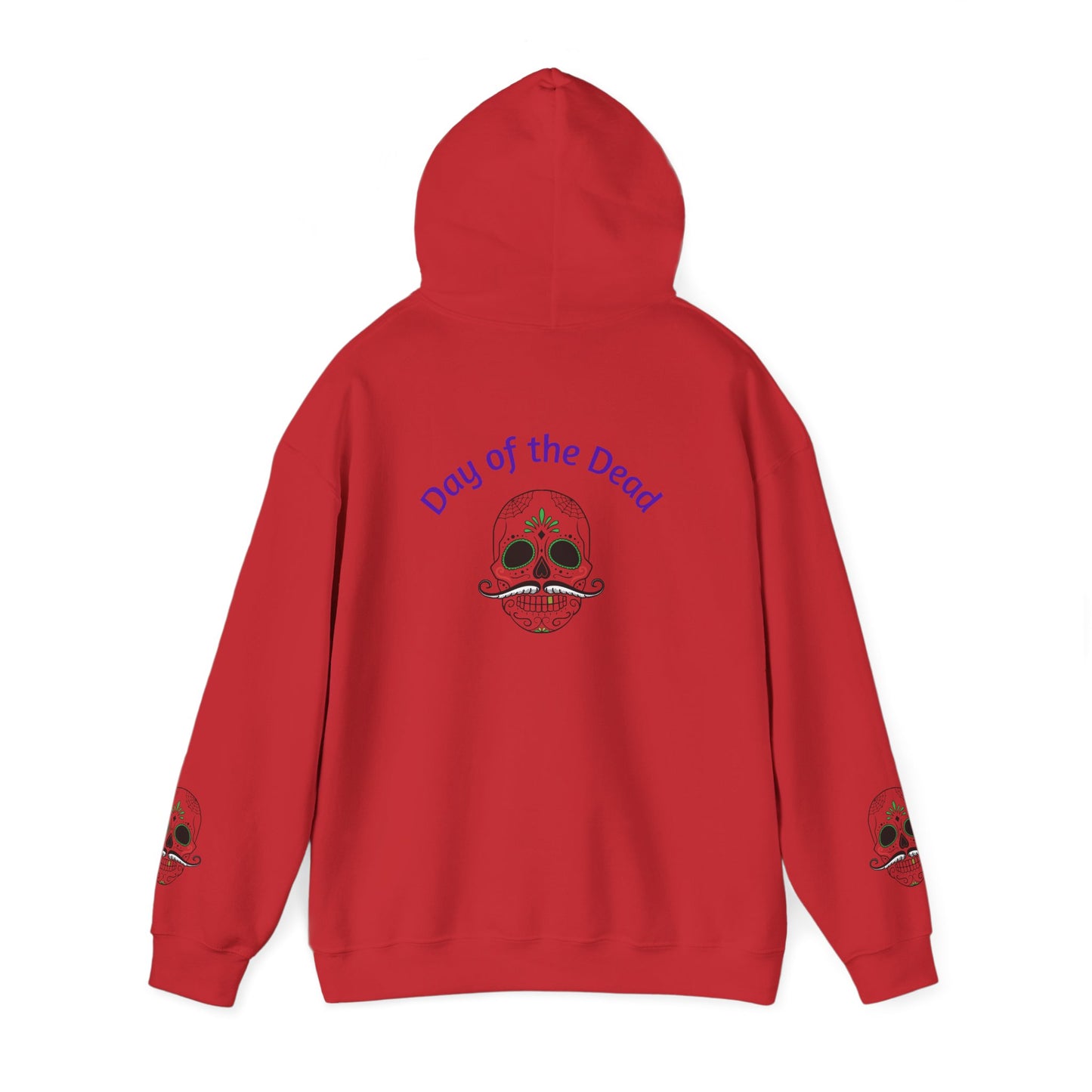 Day of the Dead Hoodie | Unisex Heavy Blend Sweatshirt, Skull Art, Mexican Holiday Apparel, Halloween Costume, Festival Gear