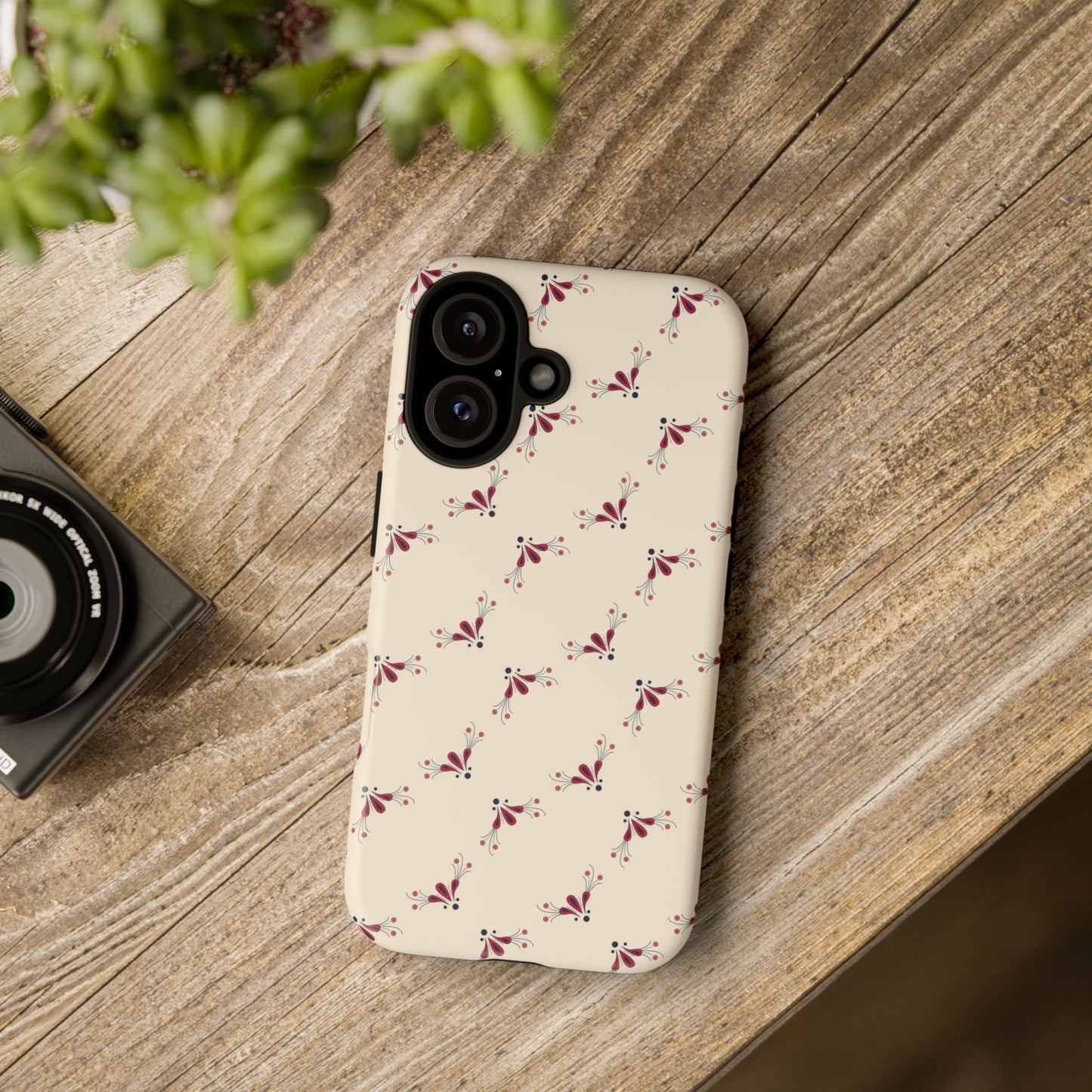 Tough Cases - Floral Design Phone Case, Stylish Protective Cover, Gift for Her, Trendy Smartphone Accessory, Floral iPhone Case, [...]