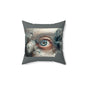 Surreal Eye Art Pillow, Unique Home Decor, Modern Accent Cushion