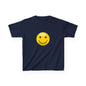 Kids Smiley Face Tee - Fun Cotton Shirt for Kids, Perfect for Birthdays, Casual Outfits, Positive Vibes, Gifts