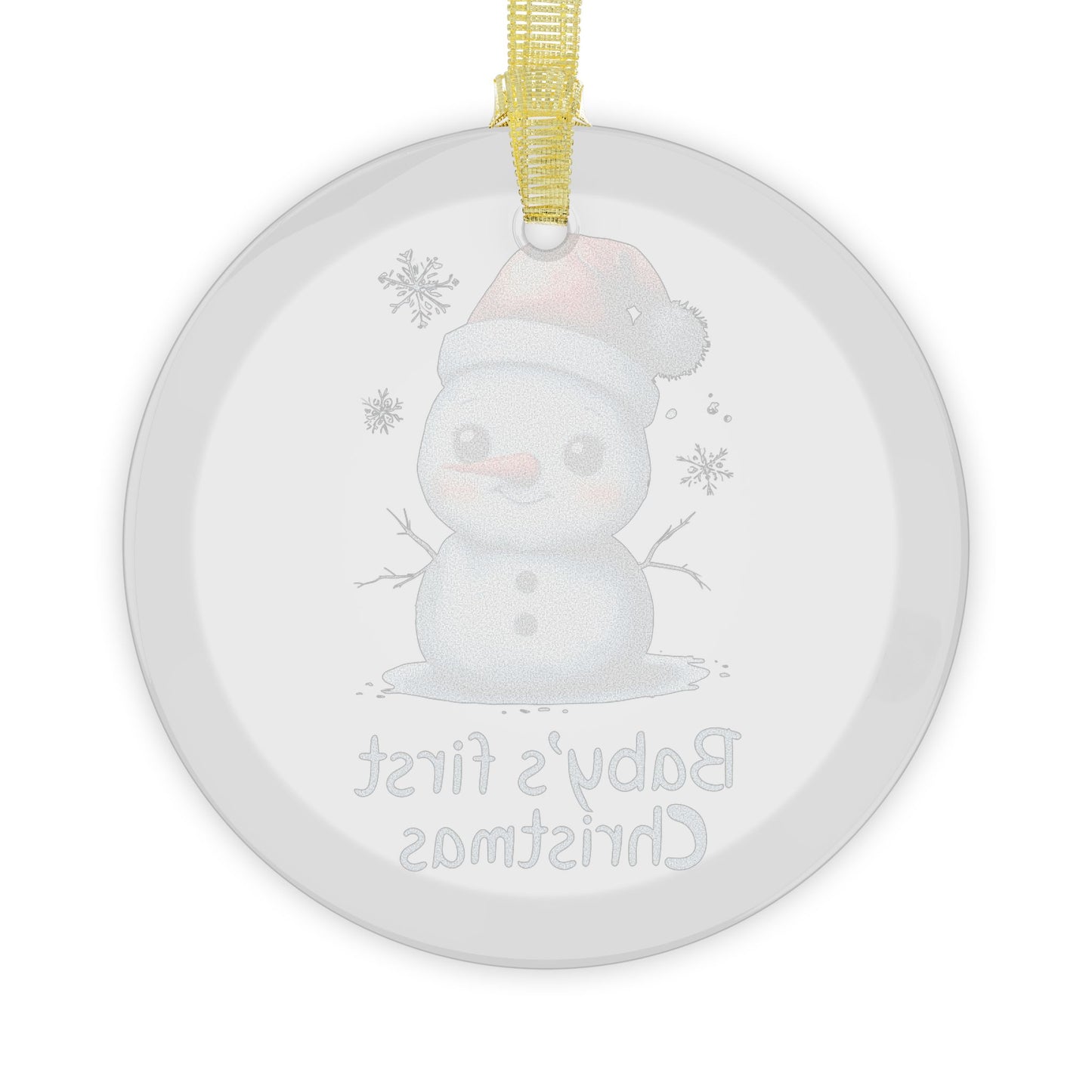 Glass Ornaments Baby's First Christmas