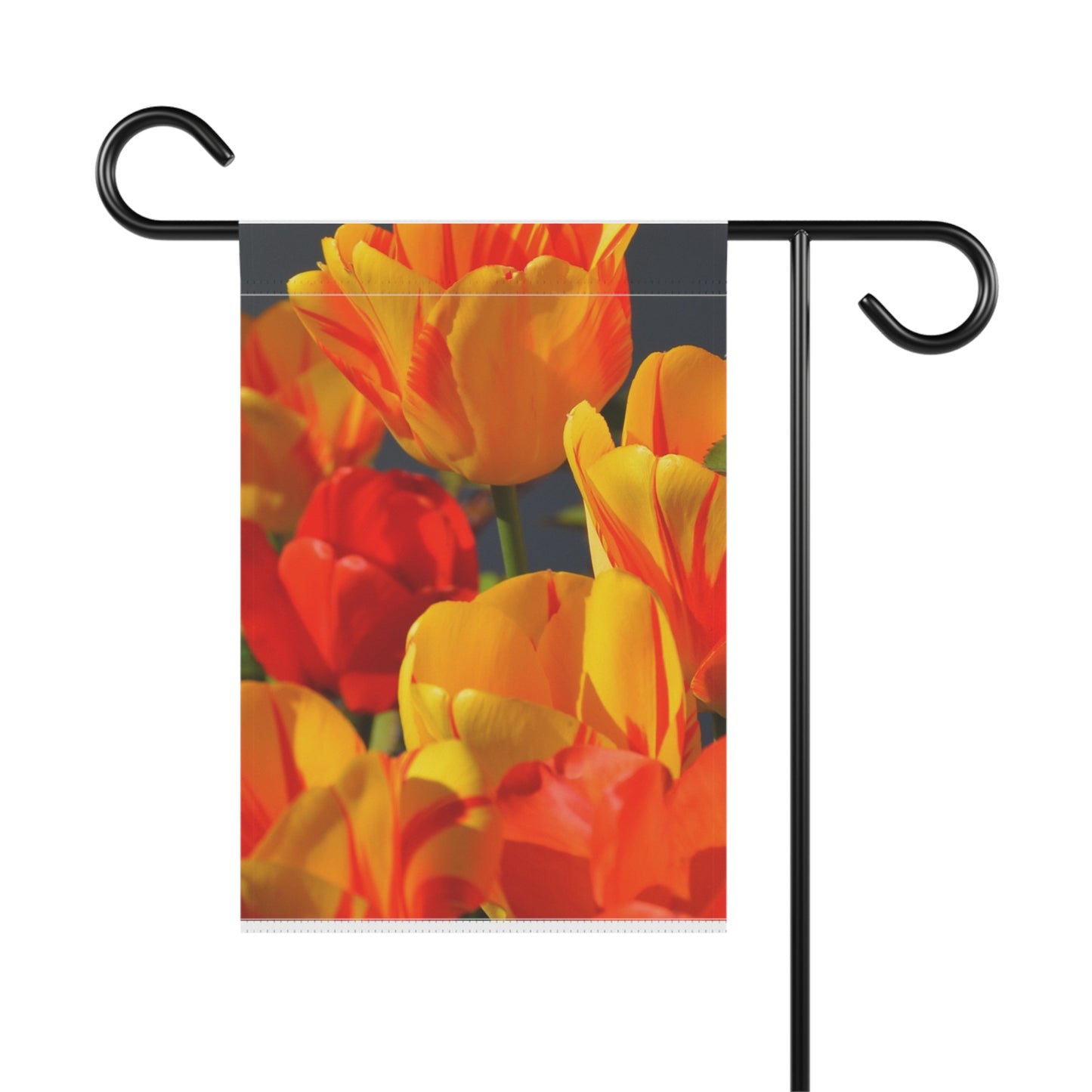 Floral Garden Banner, Vibrant Spring Decor, Flower Flag for Outdoor Space