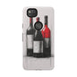 Wine Lover's Phone Case, Tough Phone Cover, Artistic Wine Design, Gift for Wine Enthusiasts, Customizable Case, Unique Wine Art