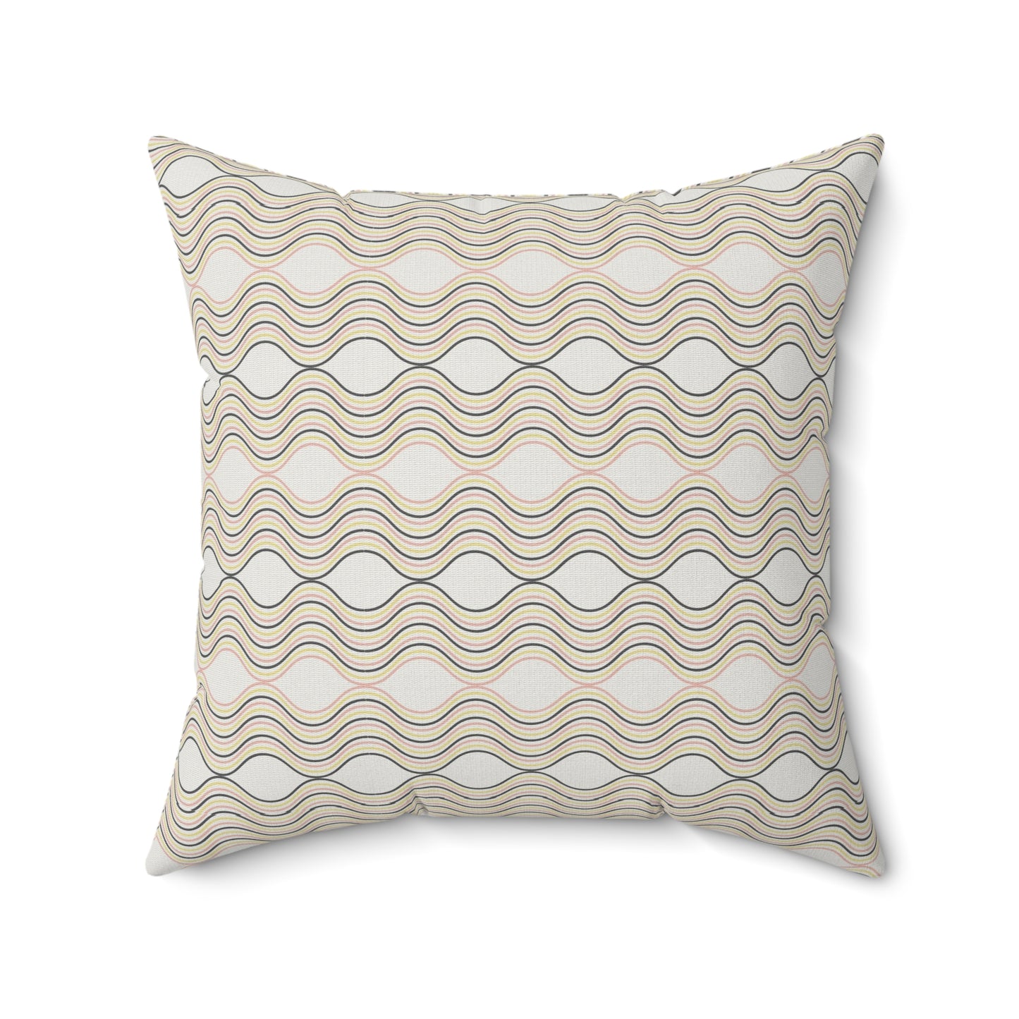 Modern Wave Pattern Throw Pillow | Cozy Home Decor Accent | Bohemian Style, Sofa Cushion, Gift for Her, Homewarming Gift