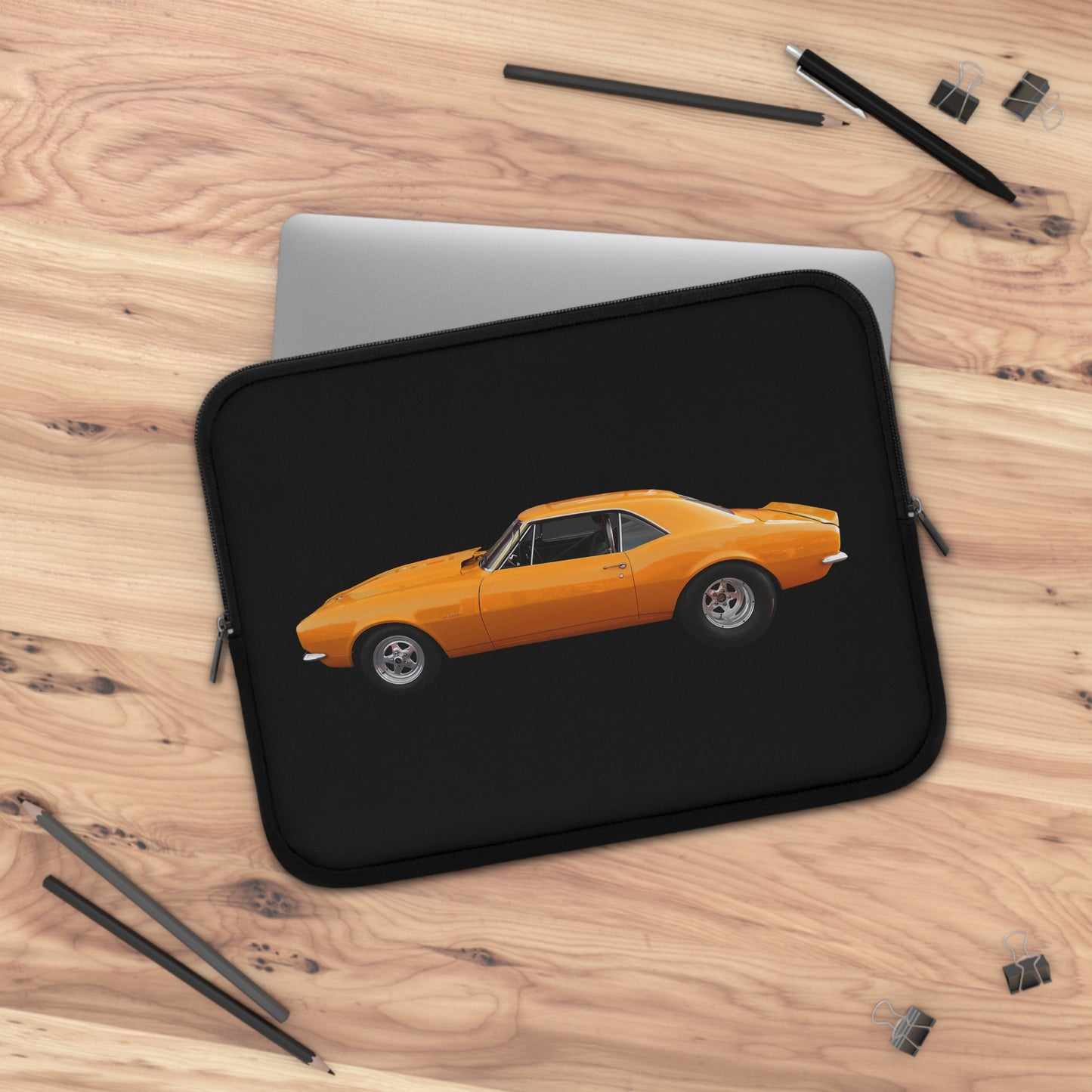 Orange Classic Car Laptop Sleeve, Vintage Car Design Case, Stylish Computer Bag, Perfect Gift for Car Enthusiasts, Office Supplies, [...]