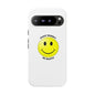 Happy Face Phone Case, Tough Cases, Don’t Worry, Be Happy, Cute Gift for Friends, Positive Vibes, Fun Mobile Accessories