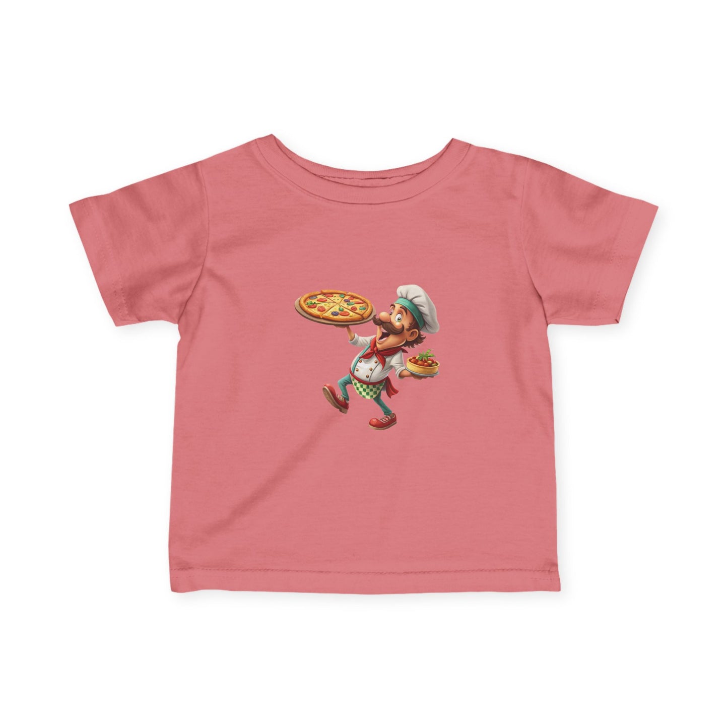 Pizza Chef Infant Tee, Cute Baby T-Shirt, Toddler Pizza Shirt, Gift for Little Chefs, Kids Cooking Outfit, Whimsical Baby Clothes