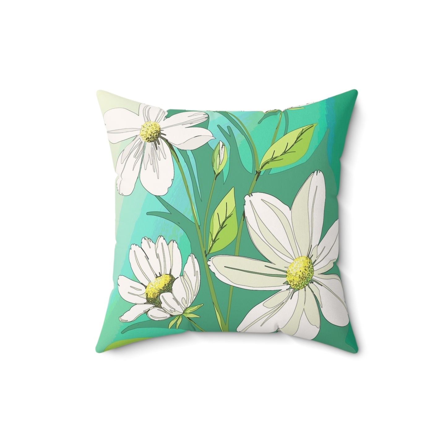 Spun Polyester Square Pillow