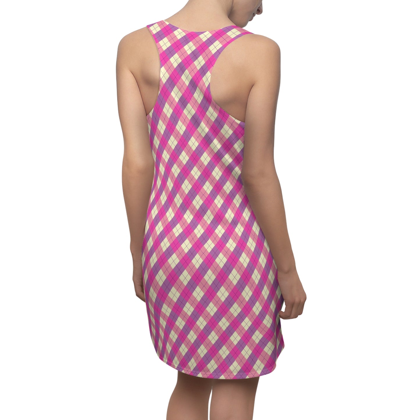 Women's Casual Racerback Dress - Spring Vibes - Ideal for Summer Outings, Beach Days, Birthdays, Holidays, and Casual Wear
