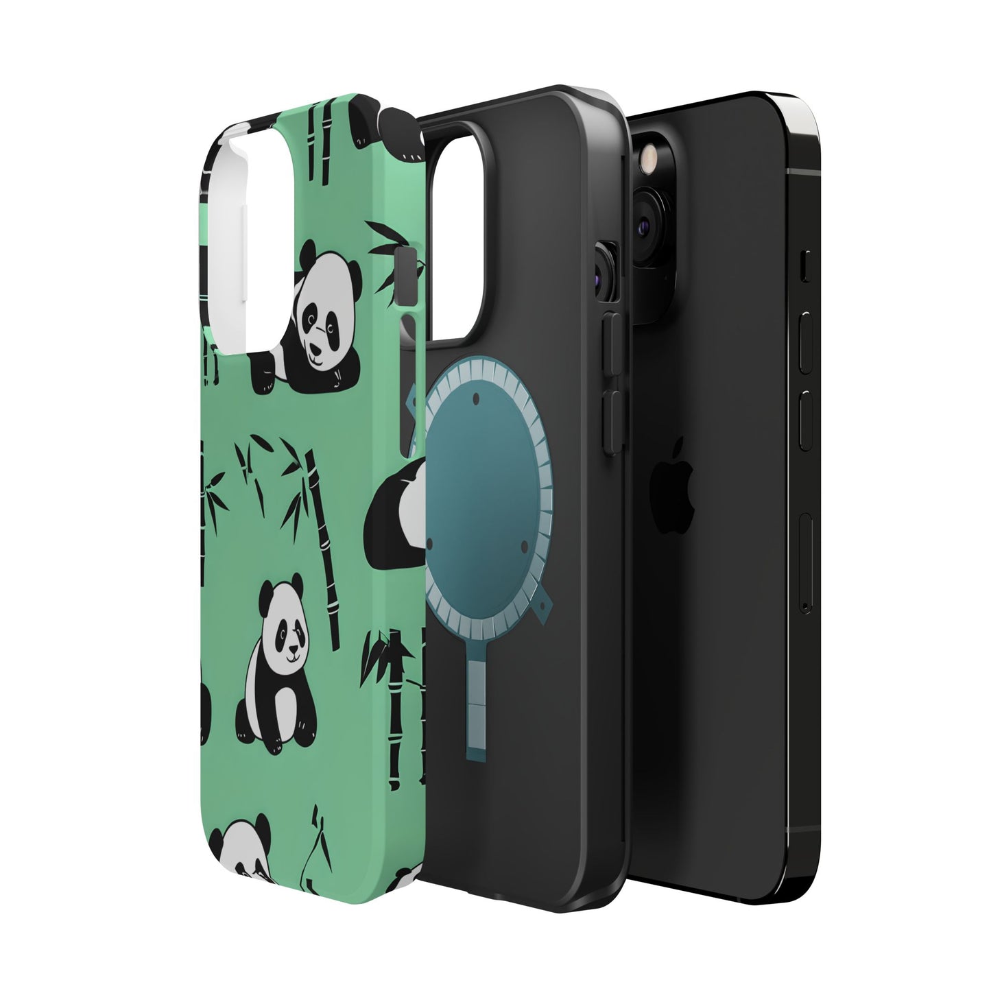 Panda Bamboo Magnetic Impact-Resistant Phone Case