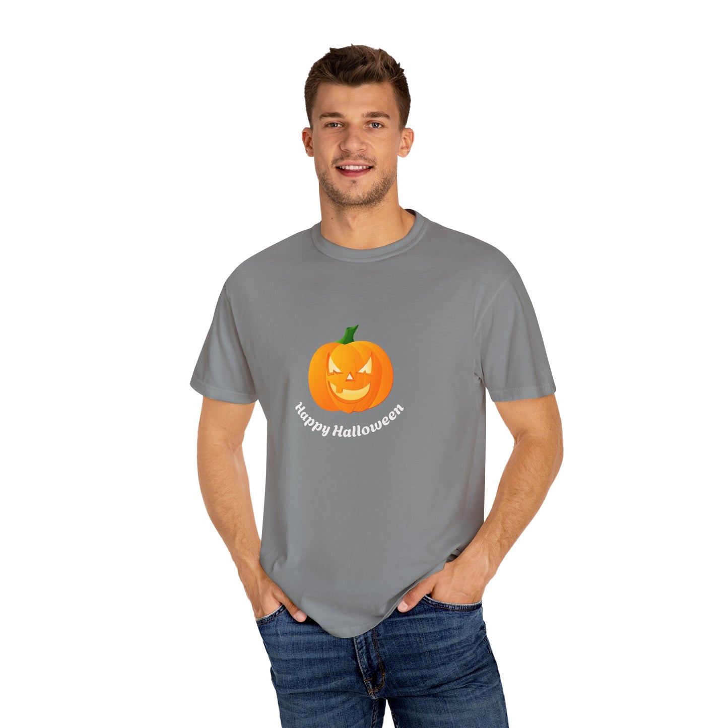 Halloween Pumpkin T-Shirt, Unisex Fall Shirt, Spooky Tee, Autumn Casual Wear, Trick or Treat Costume