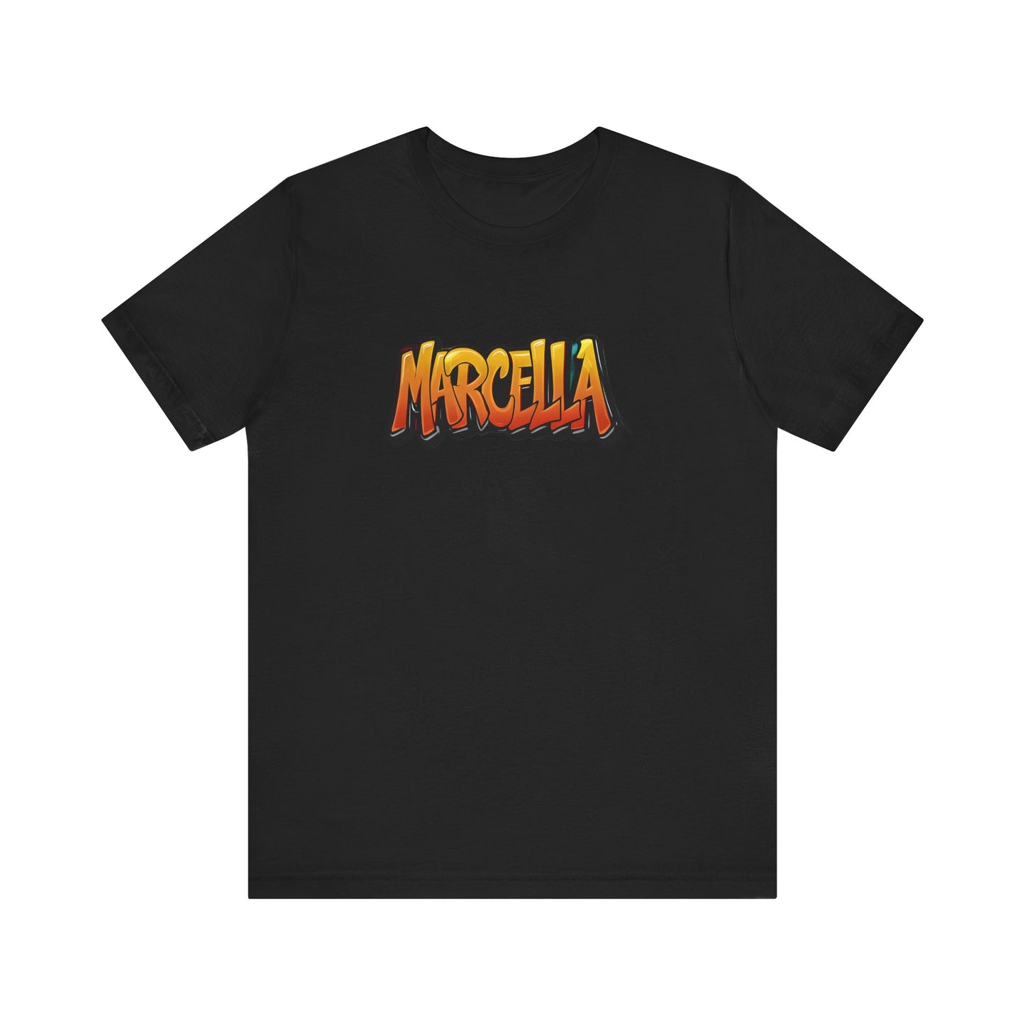 Marcella Graphic Tee, Unisex Short Sleeve Shirt for Casual Wear, Gift for Friends, Summer Outfit, Unique Name Shirt