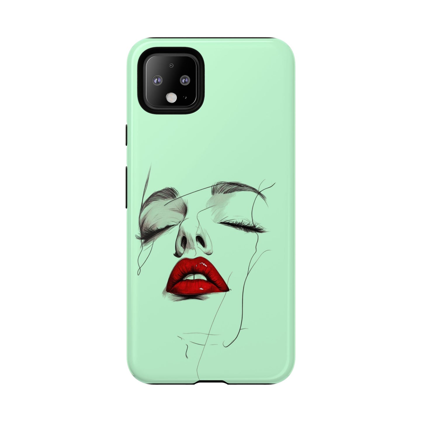 Stylish Phone Case, Artistic Phone Cover, Trendy Tech Accessory, Unique Cell Phone Protector, Gift for Her, Modern Aesthetic