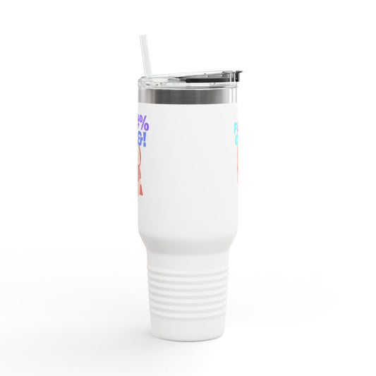 Funny Insulated Travel Mug, 40oz - Hilarious Grandma Design, Perfect Gift for Coffee Lovers, Road Trips, Birthdays, Everyday Use