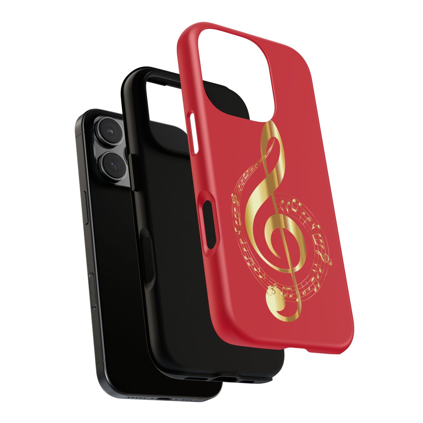 Tough Cases - Red Musical Note