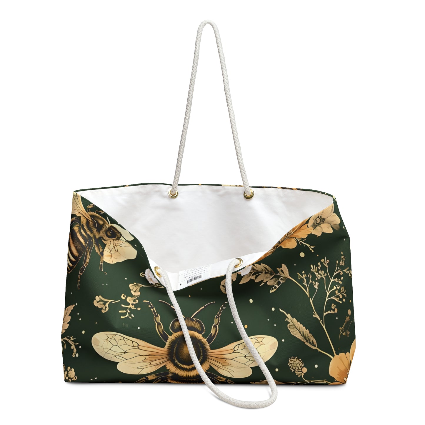 Bee Themed Weekender Bag - Stylish Travel Tote
