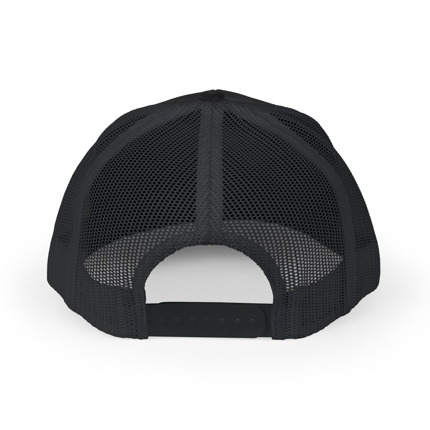 Don’t Look Back Snapback Trucker Cap — Retro Rainbow Embroidered Hat