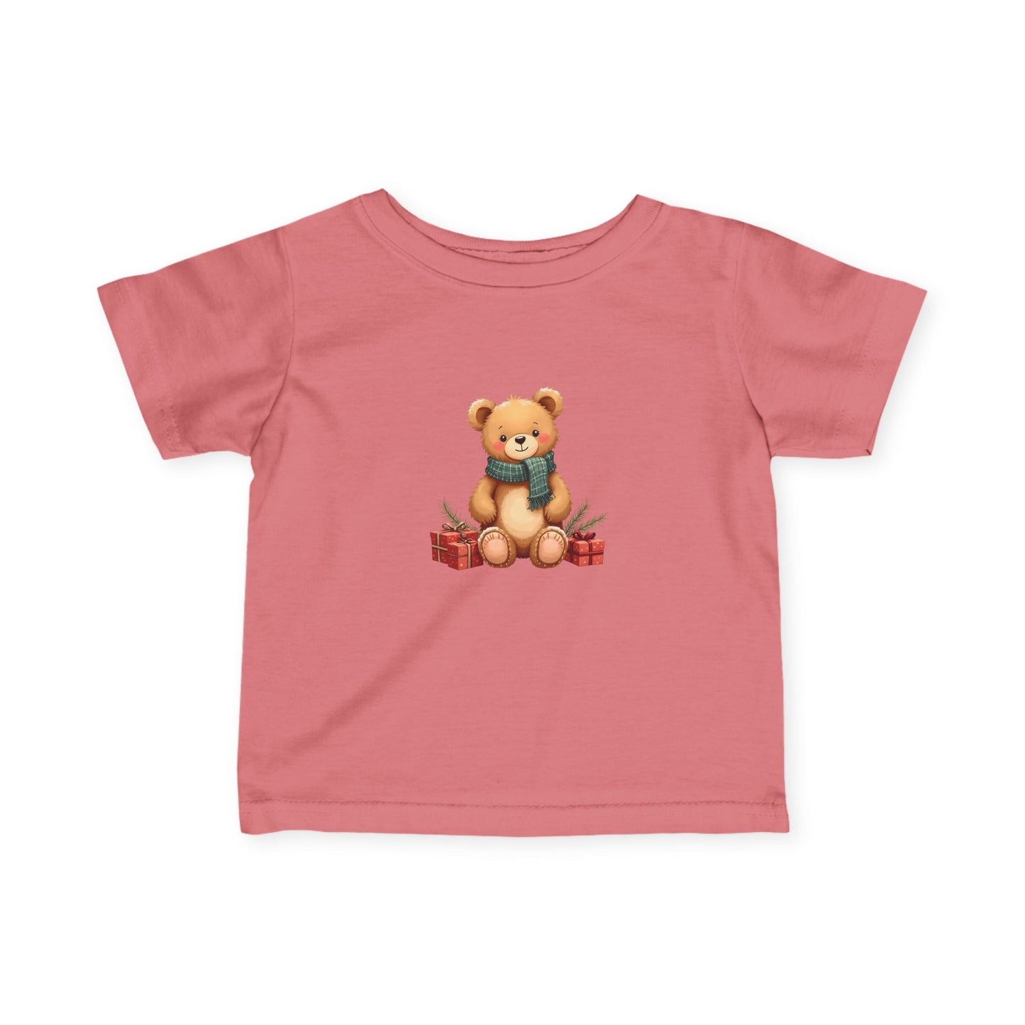 Infant Tee — Cute Teddy Bear with Presents Baby Shirt