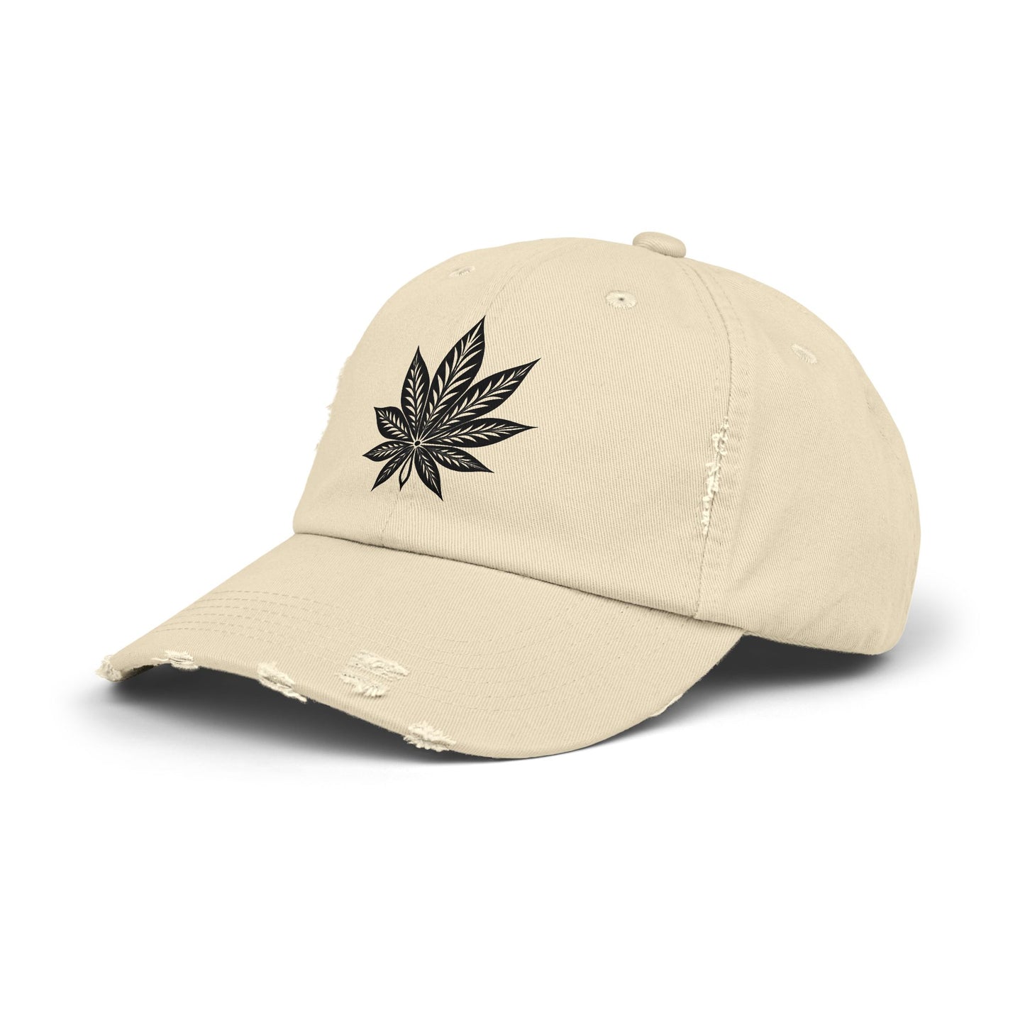 Distressed Embroidered Cap, Unisex Fashion Hat, Streetwear Accessory, Trendy Casual Wear, Gift for Him or Her