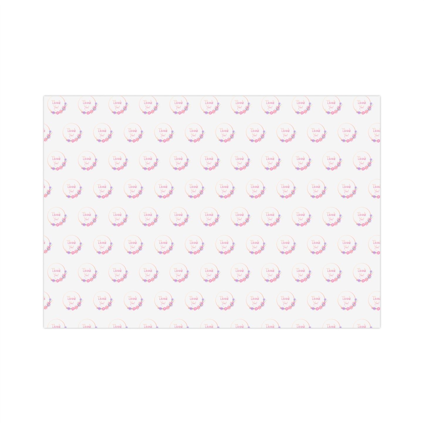 Charming Gift Wrap Papers for Any Occasion | Floral Print, Thank You Design, Holiday Wrapping, Birthday Gifts, Eco-Friendly Paper