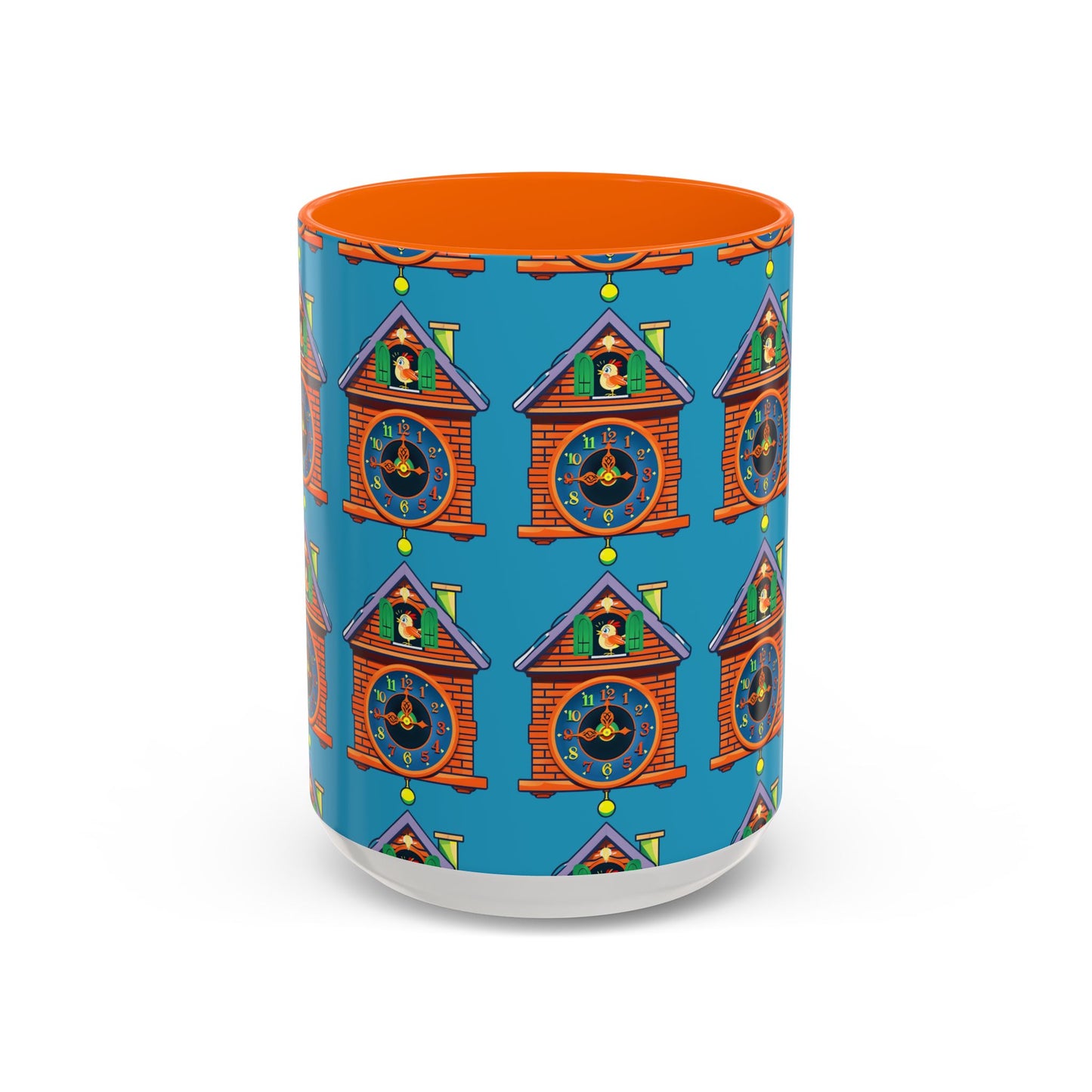 Whimsical Clock House Coffee Mug Unique Gift for Home Decor