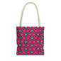 Vibrant Geometric Tote Bag, Trendy Shopping Tote, Cute Carry-All
