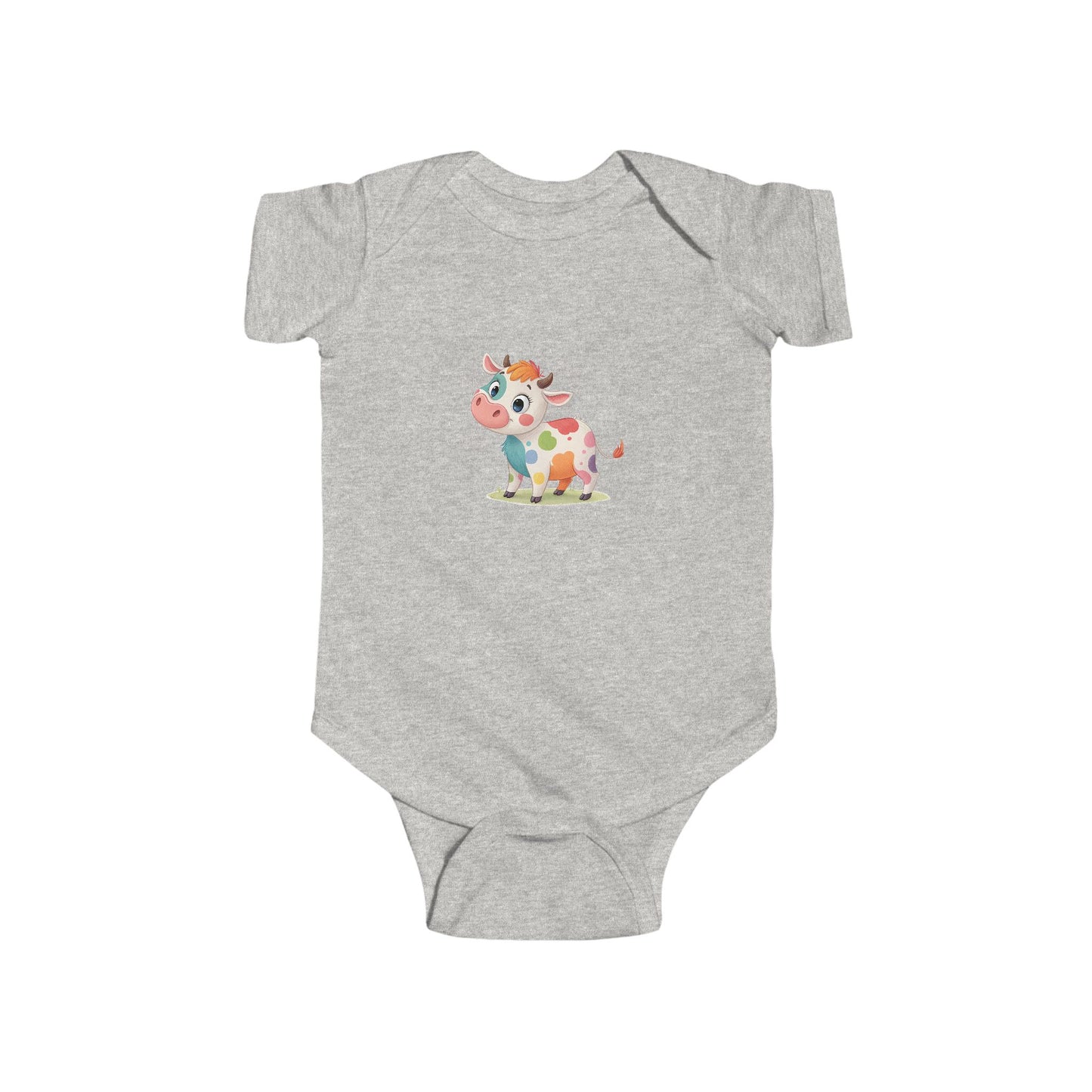 Cute Cow Infant Bodysuit | Baby Shower Gift, Newborn Outfit, Animal Lover Apparel, Cute Baby Clothes, Toddler Gift