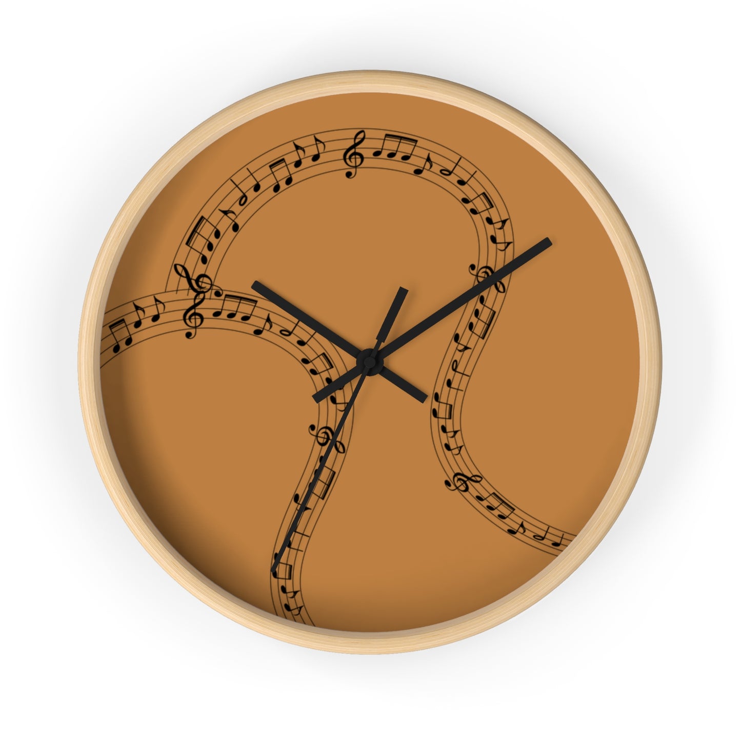 Musical Notes Wall Clock, Perfect for Music Lovers, Home Decor