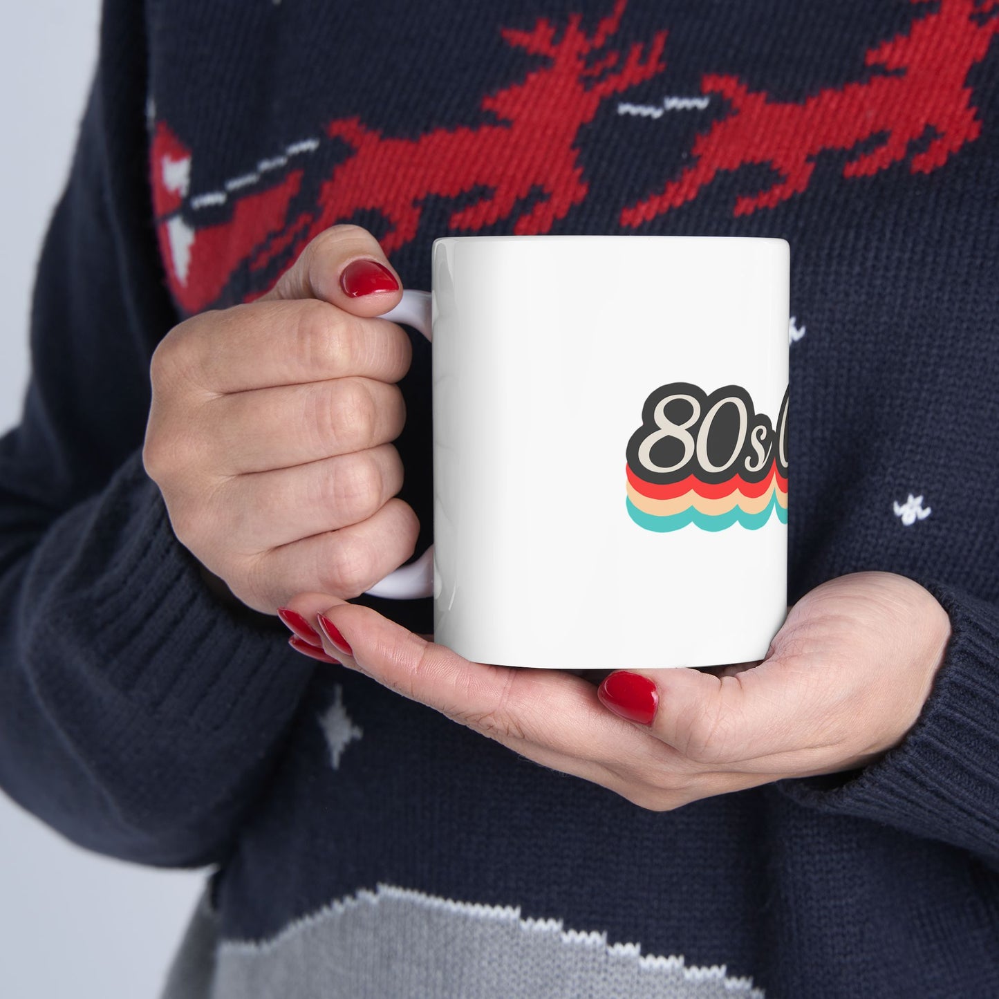 Retro 80s Child Ceramic Mug - Perfect Gift for Nostalgic Teas, Coffee Lovers, Birthday Present, Fun Home Décor, Unique Collectible