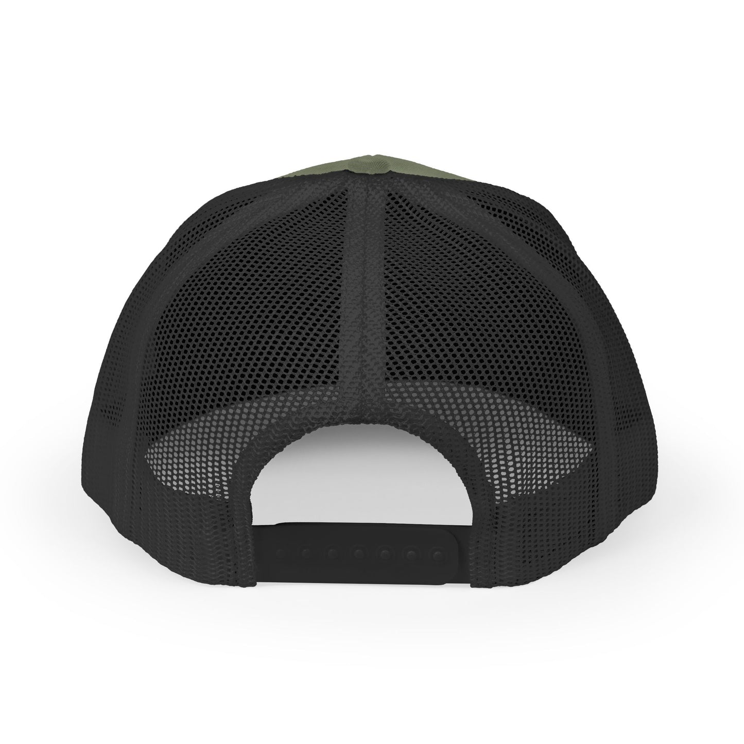 Don’t Look Back Snapback Trucker Cap — Retro Rainbow Embroidered Hat