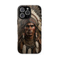 Native American Art Phone Case, Strong Culture Design, Unique Gift for Him or Her, Tough Cases, Customizable Protector, Tribal Style