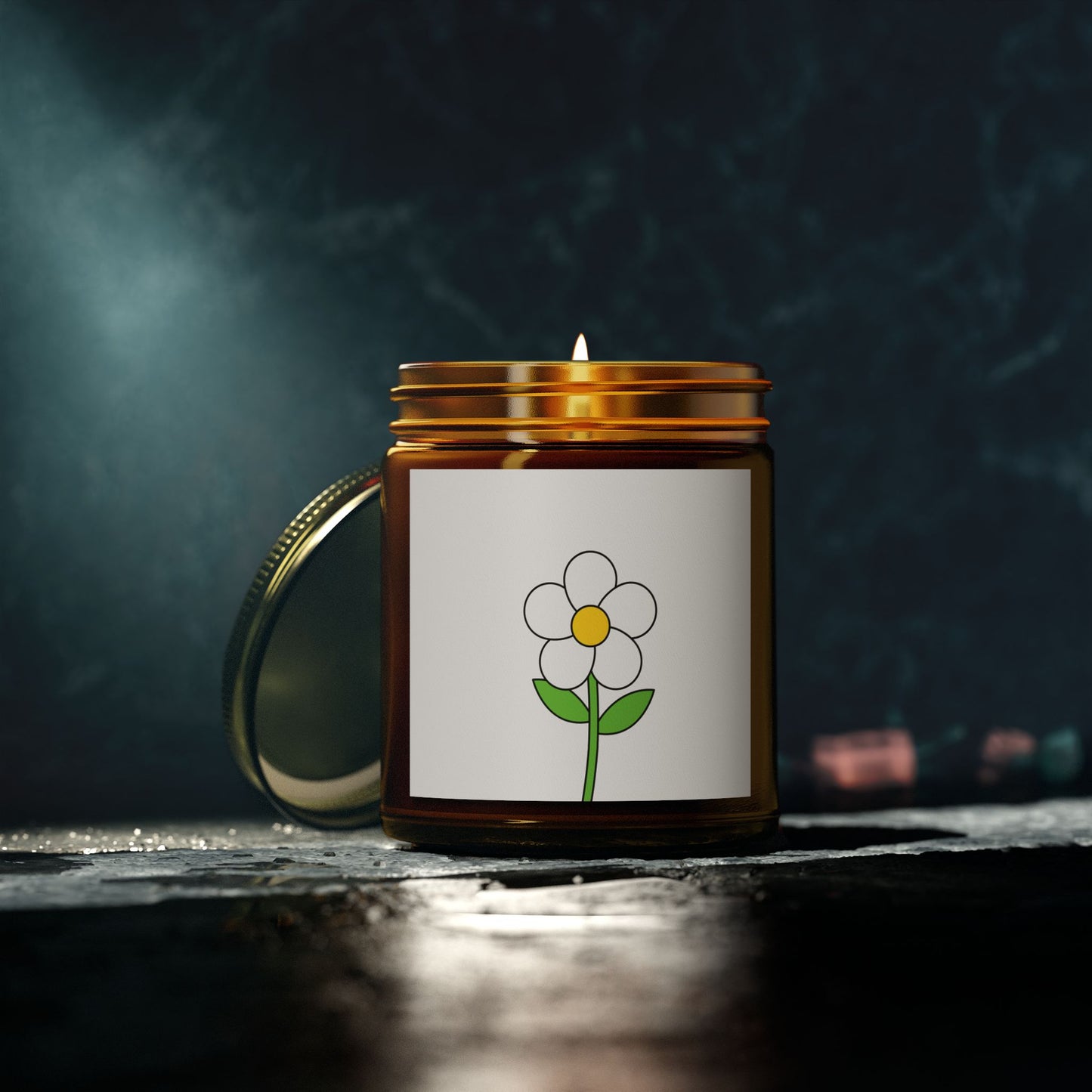 Flower-Designed Scented Candles | Relaxing Aromatherapy Gift, Home Décor, Self-Care, Eco-Friendly Candle